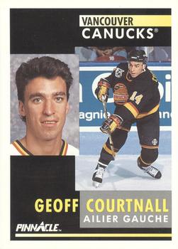 1991-92 Pinnacle French #263 Geoff Courtnall Front