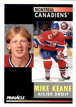 1991-92 Pinnacle French #265 Mike Keane Front