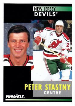 1991-92 Pinnacle French #266 Peter Stastny Front