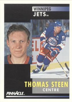 1991-92 Pinnacle French #275 Thomas Steen Front