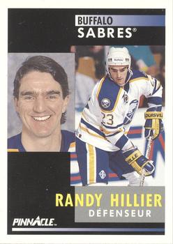 1991-92 Pinnacle French #281 Randy Hillier Front