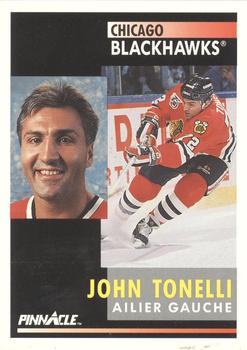1991-92 Pinnacle French #284 John Tonelli Front