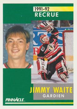 1991-92 Pinnacle French #316 Jimmy Waite Front