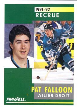 1991-92 Pinnacle French #329 Pat Falloon Front