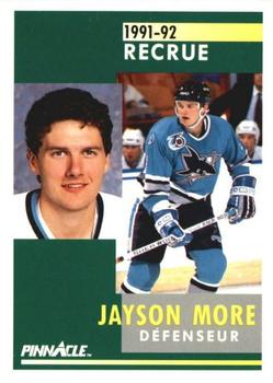 1991-92 Pinnacle French #342 Jay More Front