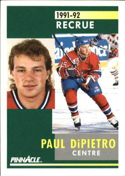 1991-92 Pinnacle French #350 Paul DiPietro Front