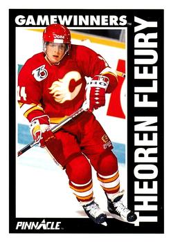 1991-92 Pinnacle French #358 Theoren Fleury Front