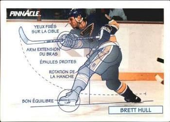 1991-92 Pinnacle French #376 Brett Hull Front