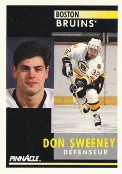 1991-92 Pinnacle French #419 Don Sweeney Front
