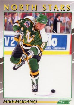1991-92 Score Young Superstars #35 Mike Modano Front