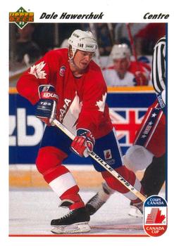 1991-92 Upper Deck French #12 Dale Hawerchuk Front