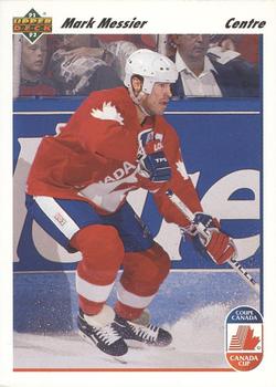 1991-92 Upper Deck French #14 Mark Messier Front