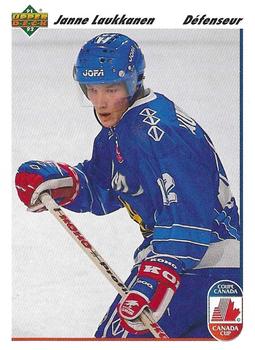 1991-92 Upper Deck French #22 Janne Laukkanen Front