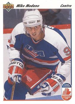 1991-92 Upper Deck French #32 Mike Modano Front