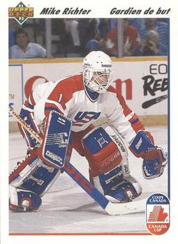 1991-92 Upper Deck French #34 Mike Richter Front