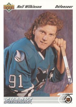 1991-92 Upper Deck French #55 Neil Wilkinson Front