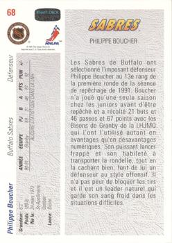 1991-92 Upper Deck French #68 Philippe Boucher Back