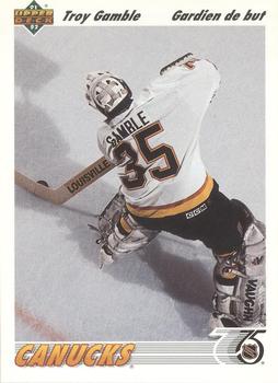 1991-92 Upper Deck French #120 Troy Gamble Front