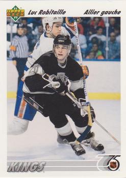 1991-92 Upper Deck French #145 Luc Robitaille Front