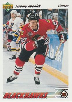 1991-92 Upper Deck French #166 Jeremy Roenick Front