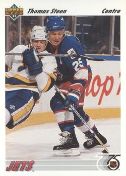 1991-92 Upper Deck French #181 Thomas Steen Front