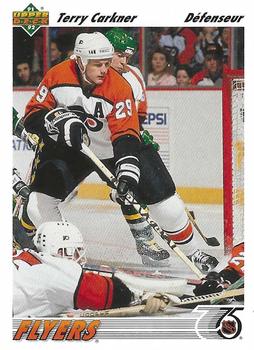 1991-92 Upper Deck French #204 Terry Carkner Front