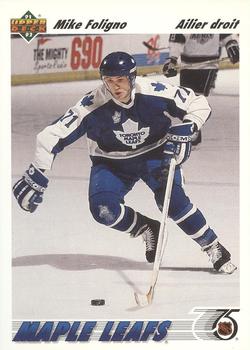 1991-92 Upper Deck French #212 Mike Foligno Front