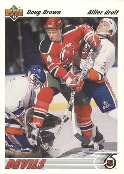 1991-92 Upper Deck French #214 Doug Brown Front