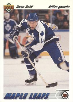 1991-92 Upper Deck French #217 Dave Reid Front