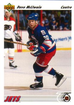 1991-92 Upper Deck French #222 Dave McLlwain Front