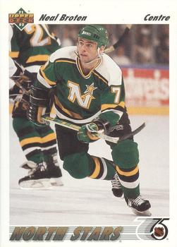 1991-92 Upper Deck French #232 Neal Broten Front