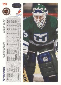 1991-92 Upper Deck French #291 Kay Whitmore Back