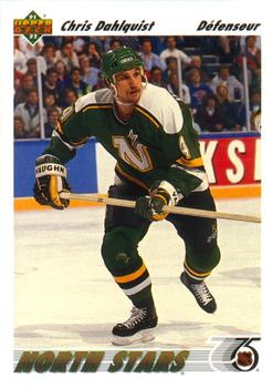 1991-92 Upper Deck French #307 Chris Dahlquist Front