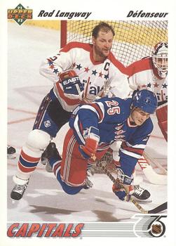 1991-92 Upper Deck French #314 Rod Langway Front