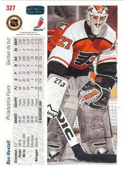 1991-92 Upper Deck French #327 Ron Hextall Back