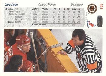 1991-92 Upper Deck French #341 Gary Suter Back