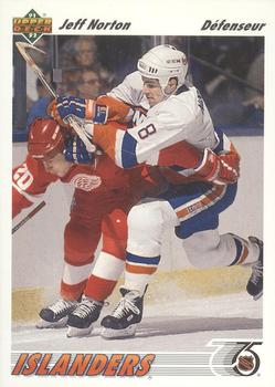 1991-92 Upper Deck French #357 Jeff Norton Front