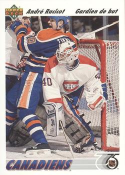 1991-92 Upper Deck French #377 Andre Racicot Front