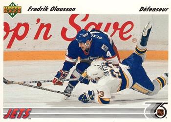 1991-92 Upper Deck French #383 Fredrik Olausson Front