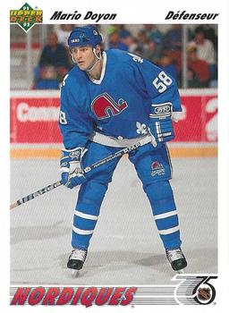 1991-92 Upper Deck French #411 Mario Doyon Front