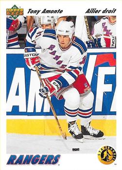 1991-92 Upper Deck French #450 Tony Amonte Front
