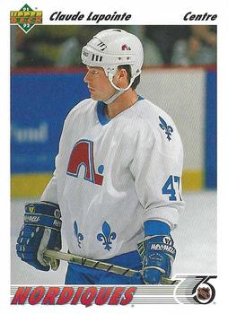 1991-92 Upper Deck French #488 Claude Lapointe Front