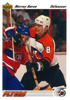 1991-92 Upper Deck French #497 Murray Baron Front