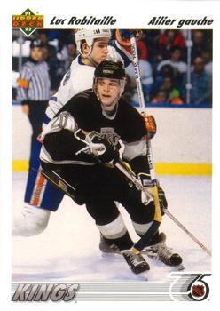 1991-92 Upper Deck French #145 Luc Robitaille Front