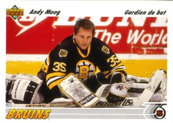 1991-92 Upper Deck French #147 Andy Moog Front
