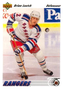 1991-92 Upper Deck French #153 Brian Leetch Front