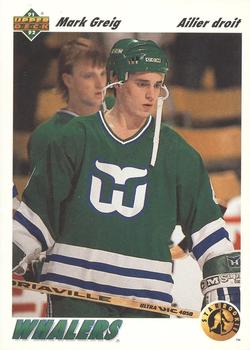 1991-92 Upper Deck French #456 Mark Greig Front