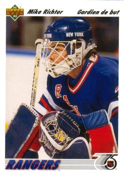 1991-92 Upper Deck French #175 Mike Richter Front