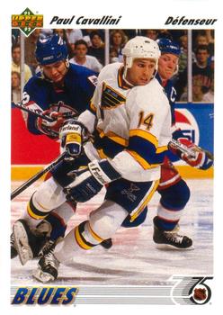 1991-92 Upper Deck French #184 Paul Cavallini Front