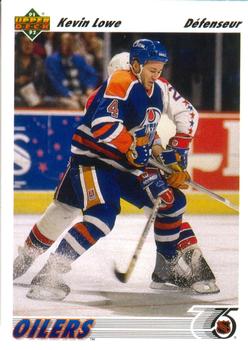 1991-92 Upper Deck French #186 Kevin Lowe Front